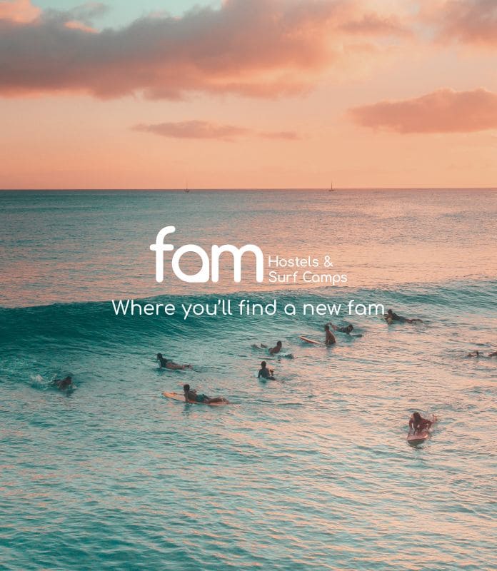 Portfolio 2 Fam Hostels & SurfCamps