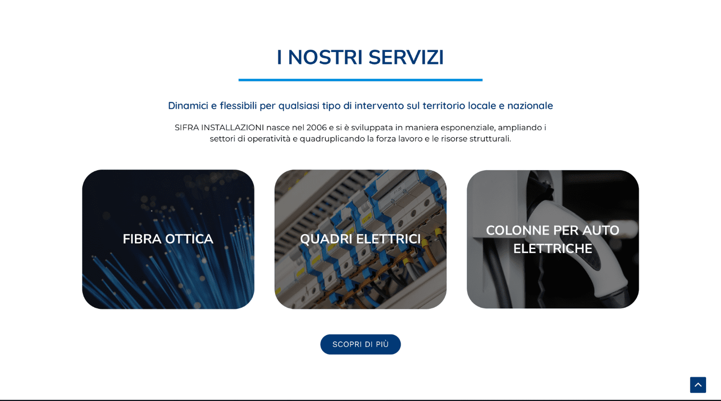 sito web sifra installazioni