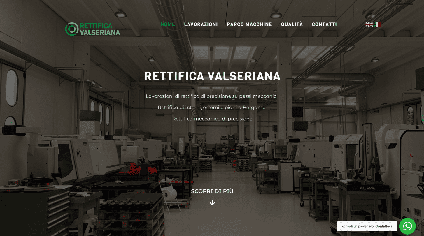 sito web Rettifica Valseriana