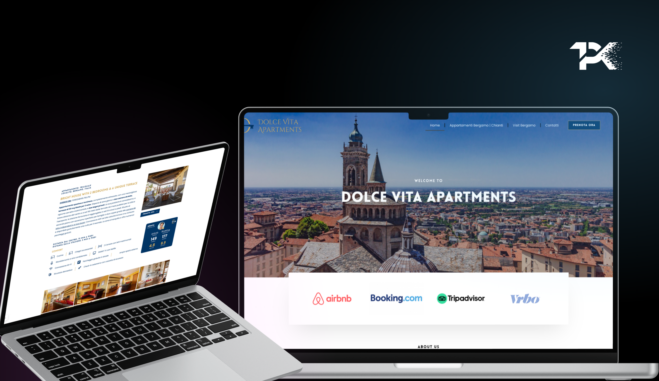 Foto portfolio dolce vita Bed and Breakfast Trep DigitalX Web Agency