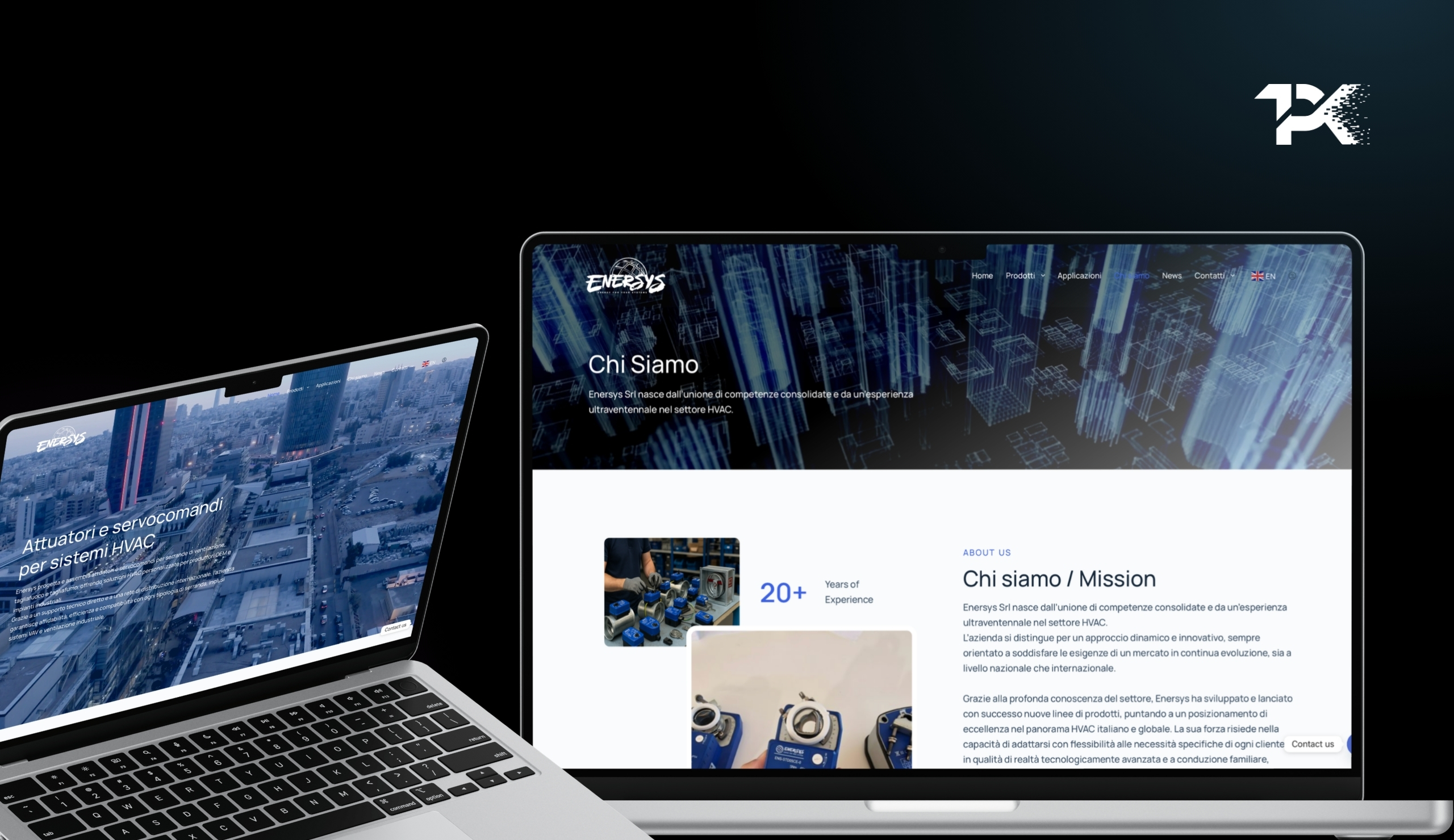 example sito web enerys srl realizzato da trepdigitalx web agency bergamo milano italia