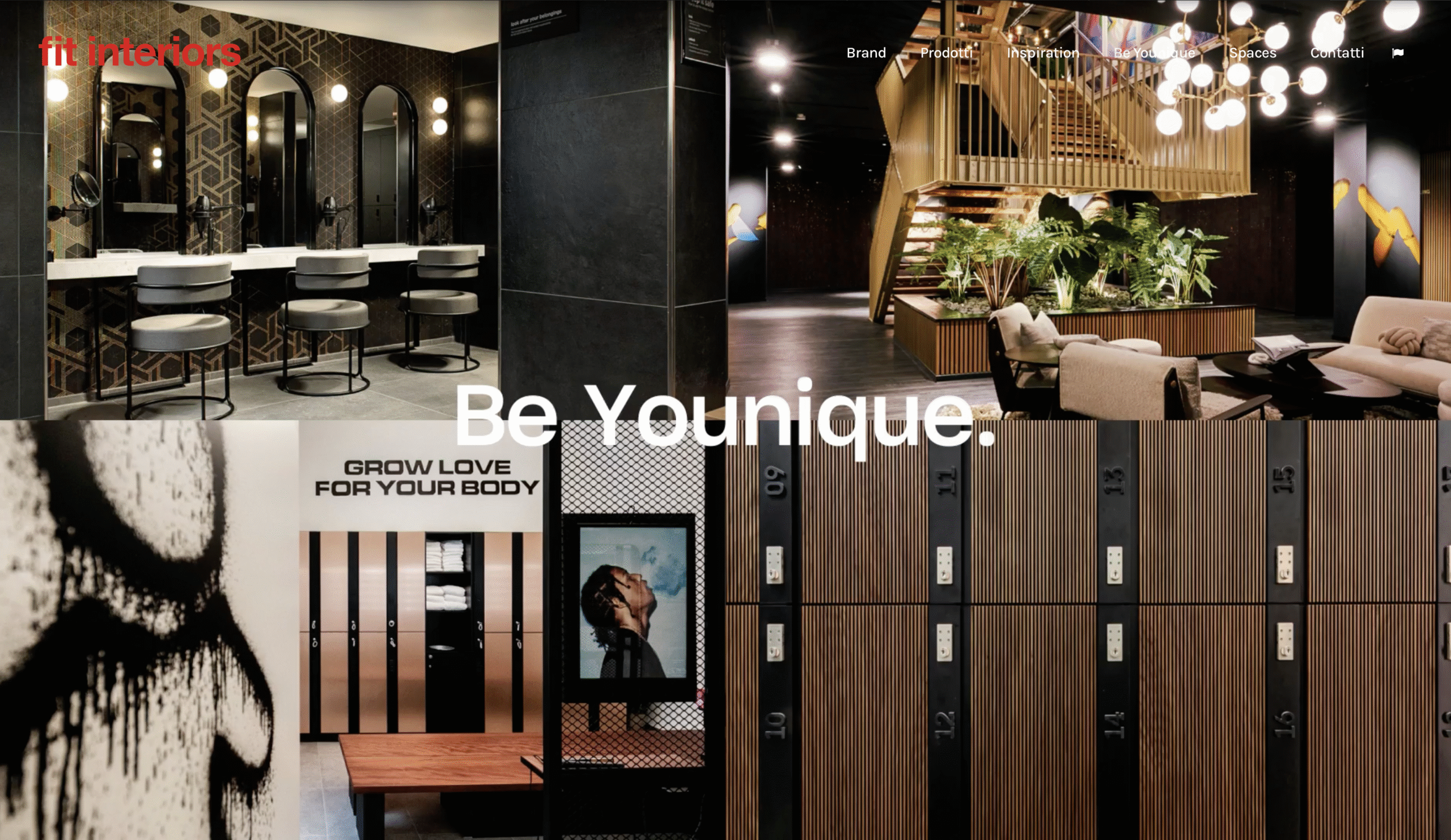 Fit interiors seo optimization of website in italian english french german