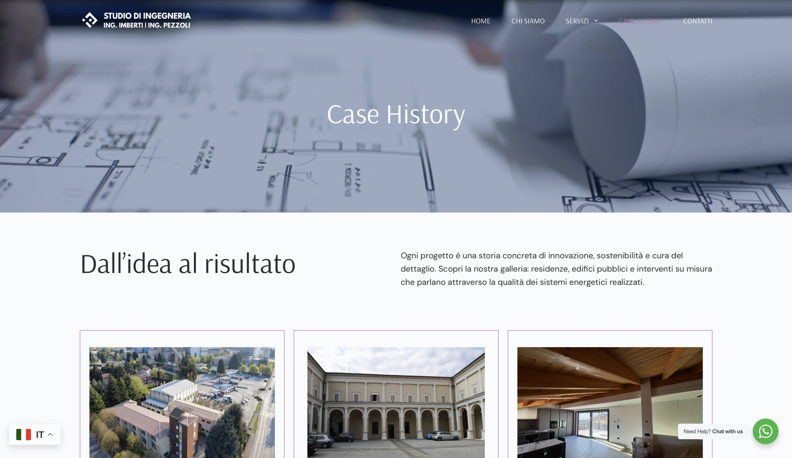 Sito web studio imberti pezzoli realizzato da Silken e Trep DigitalX scaled