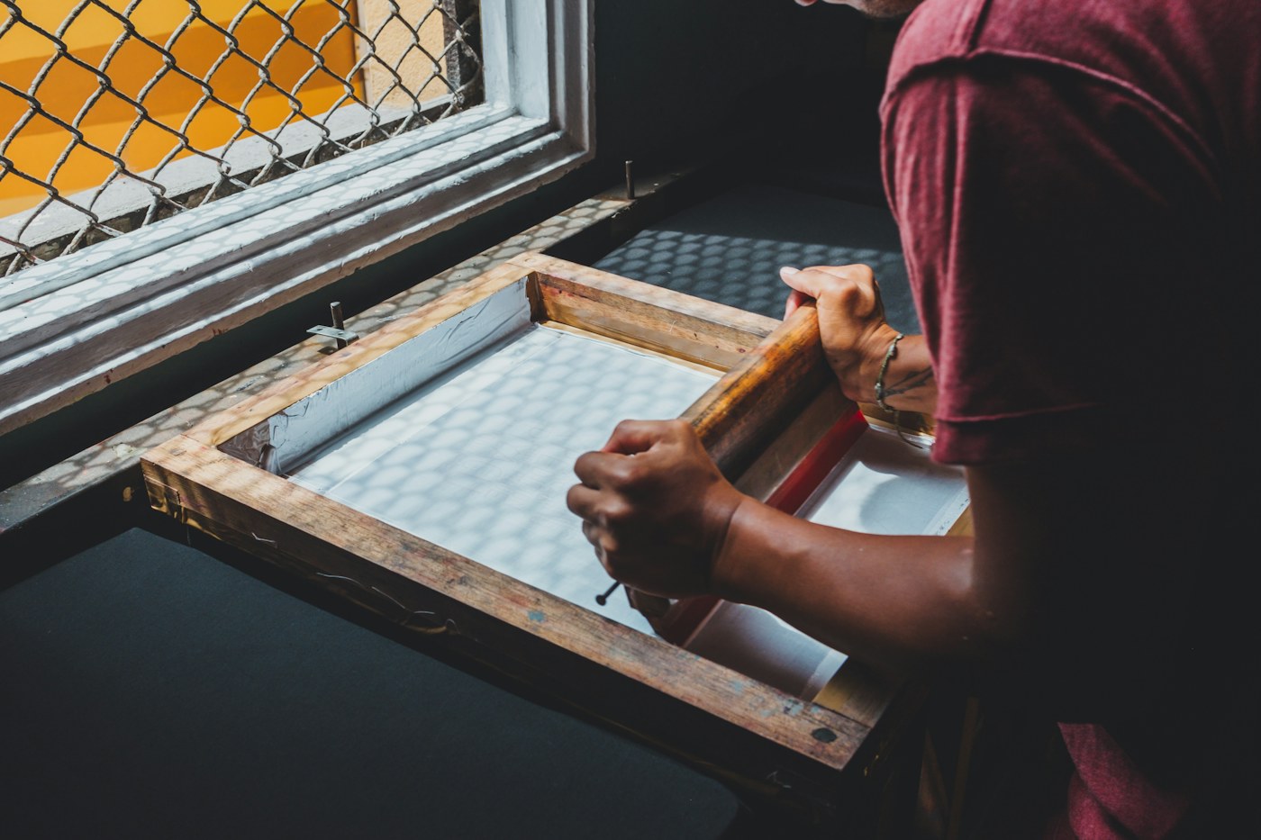 Lavorazione serigrafica artigianale